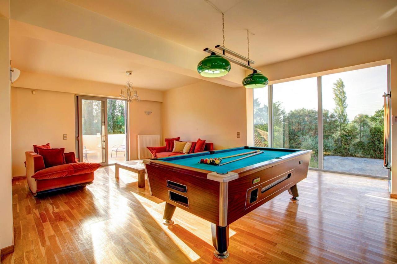 Astarte Villas - Istar Villa With Tennis Court Makhairádhon 외부 사진