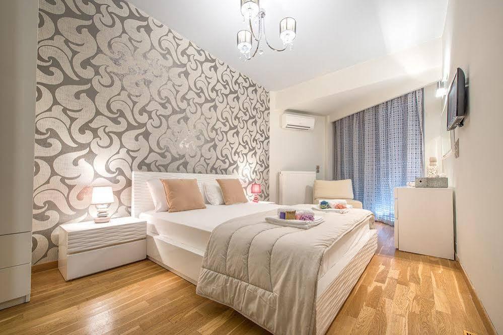 Astarte Villas - Istar Villa With Tennis Court Makhairádhon 외부 사진