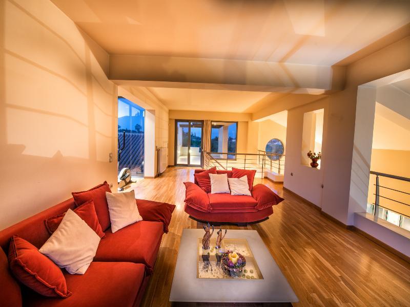 Astarte Villas - Istar Villa With Tennis Court Makhairádhon 외부 사진